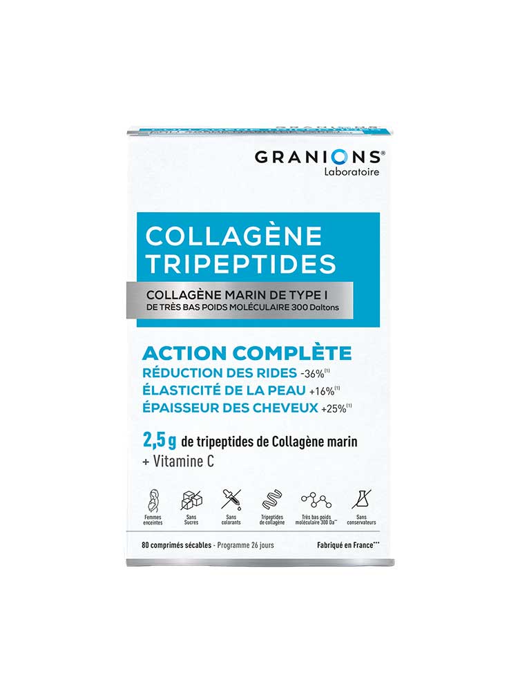 Granions Collagène Tripeptides 80 Comprimés Sécables